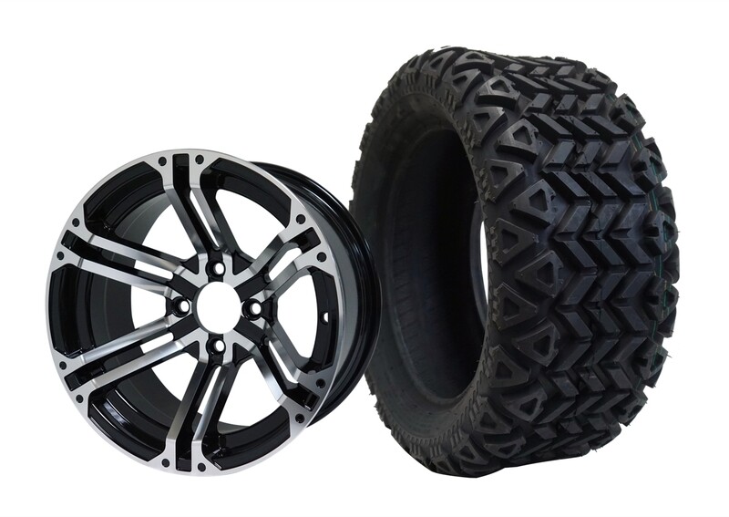 14&quot;x7&quot; RALLY WHEELS and 23&quot;x10&quot;-14&quot; ALL TERRAIN TIRES (SET OF 4) - Steeleng