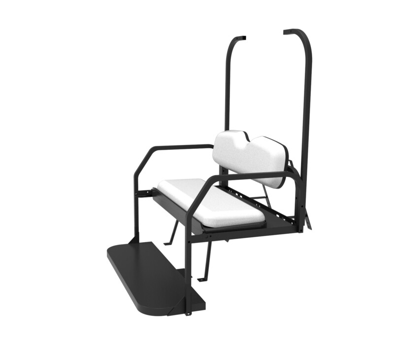 Club Car DS OLD White Rear Seat -        
Model Years 1982-2000.5