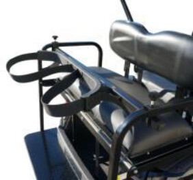 Golf Bag Holder Mount - attaches to Rear Flip Seat
