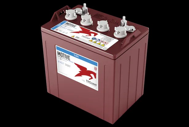 Trojan T-875 8V 170Ah Flooded Lead Acid GC8 Deep Cycle Battery - 2 Pack