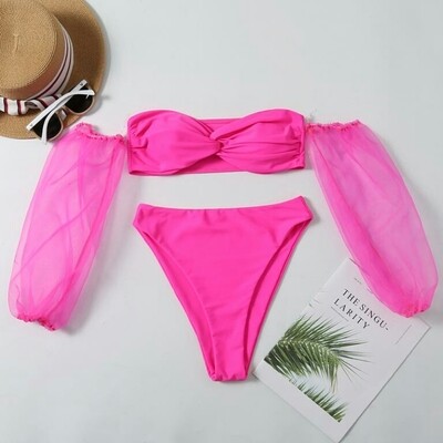 Off shoulder Swimsuit.