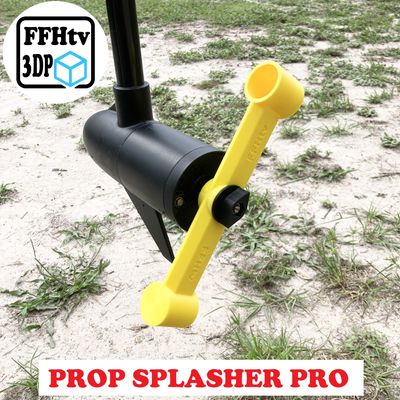 Prop Splasher Pro Trolling Motor Attachment for Minn-Kota, Fish Attractant Splasher for White Bass, Hybrid, Striped Bass