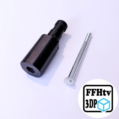 Scotty Adapter for LiveScope Pole Bike Stand Mount – Reinforced Center Bolt Design