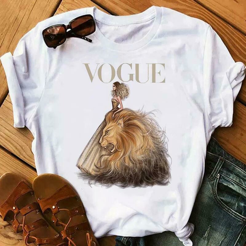 T-shirt Femmes Vogue Imprimé