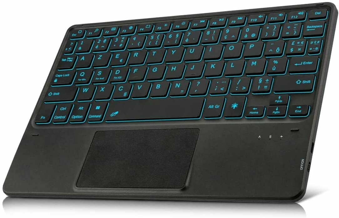 KOOCHUWAH Clavier AZERTY Bluetooth Touche Pad Tactile