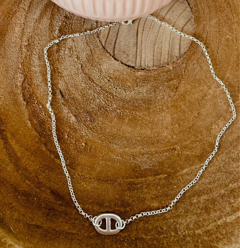 Collier Marine - Argent plaqué 10 microns