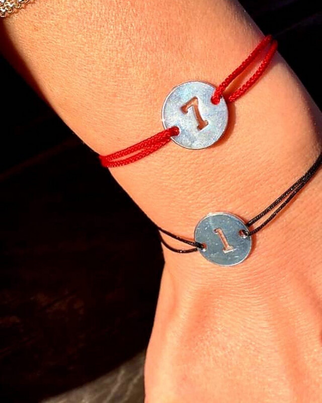 Bracelet Number - Argent Plaqué 10 Microns