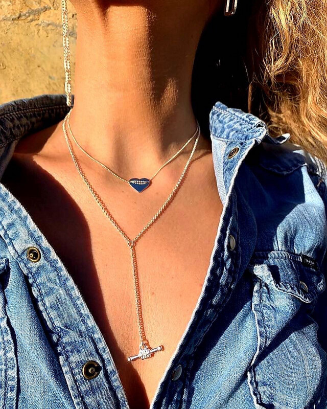 Collier Bally - Argent Plaqué 10 Microns