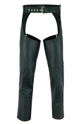 DS400 UNISEX BASIC COIN POCKET LEATHER CHAPS