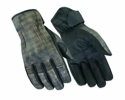 DS95 MEN’S FEATURE-PACKED WASHED-OUT BROWN RAKISH GLOVE