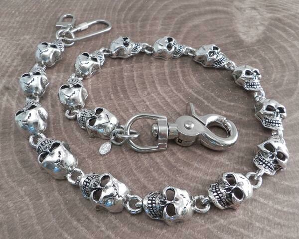 MONSTER SKULL WALLET CHAIN