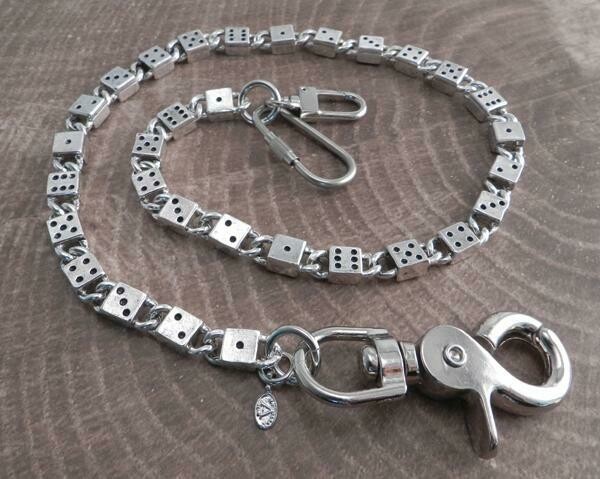HIGH ROLLER DICE WALLET CHAIN