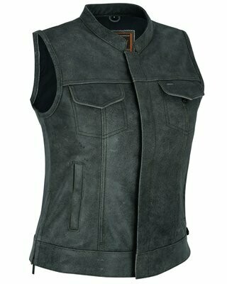 DS229 WOMEN’S PREMIUM SINGLE BACK PANEL CONCEALMENT VEST - GRAY