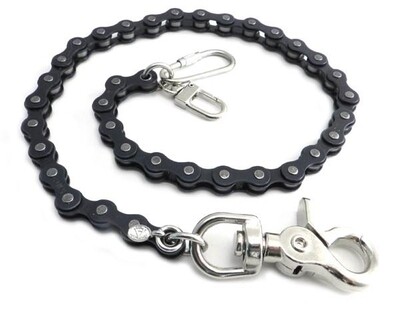 NC321 BIKE CHAIN WALLET CHAIN 18"- BLACK