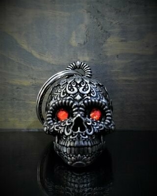BB-77 SUGAR SKULL DIAMOND BELL