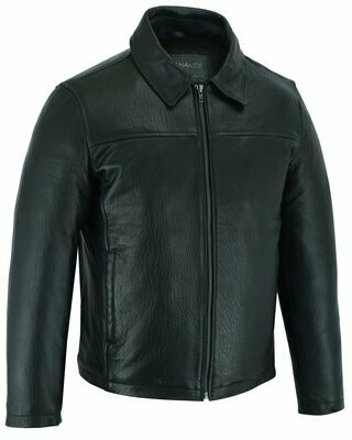 DS780 MEN'S DRUM DYED NEW ZEALAND LAMBSKIN JACKET