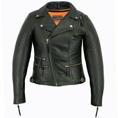 DS804 WOMEN'S UPDATED STYLISH M/C JACKET