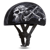 DAYTONA SKULL CAP- W/ SKULL CHAINS