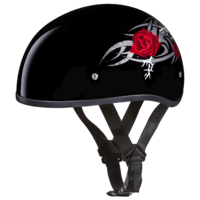 DAYTONA SKULL CAP- W/ ROSE