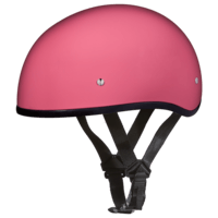 D.O.T. DAYTONA SKULL CAP W/O VISOR- HI-GLOSS PINK
