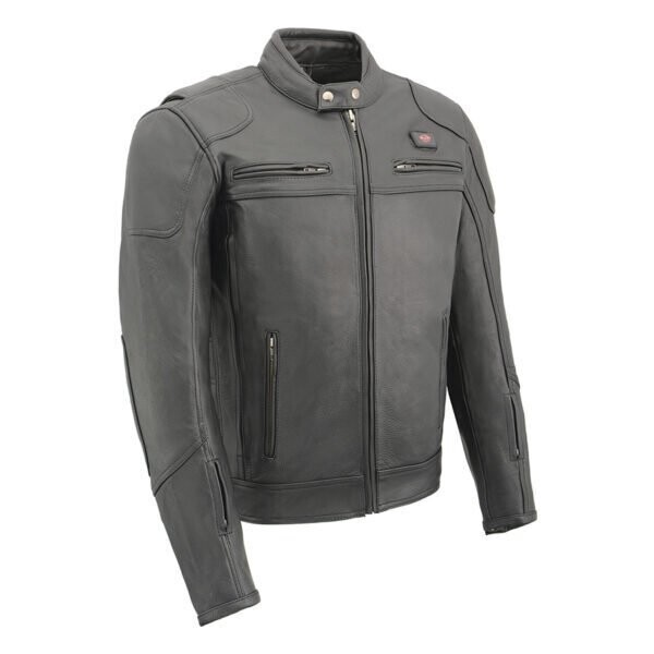 Men’s True ALL SEASONS Leather Jacket w/ Heated Technology and Cool Tec®