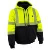 High Viz Men’s Green Textile Jacket w/ Front/Back Heating Elements – Battery Pack Included