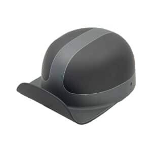 Matte Black Grey Stripe 2.0