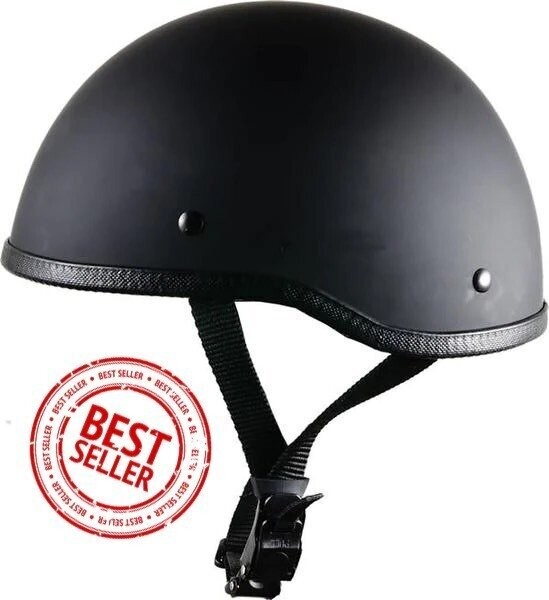 SOA inspired DOT Beanie Flat Black No Peak