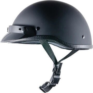 SOA inspired DOT Beanie Flat Black With Peak