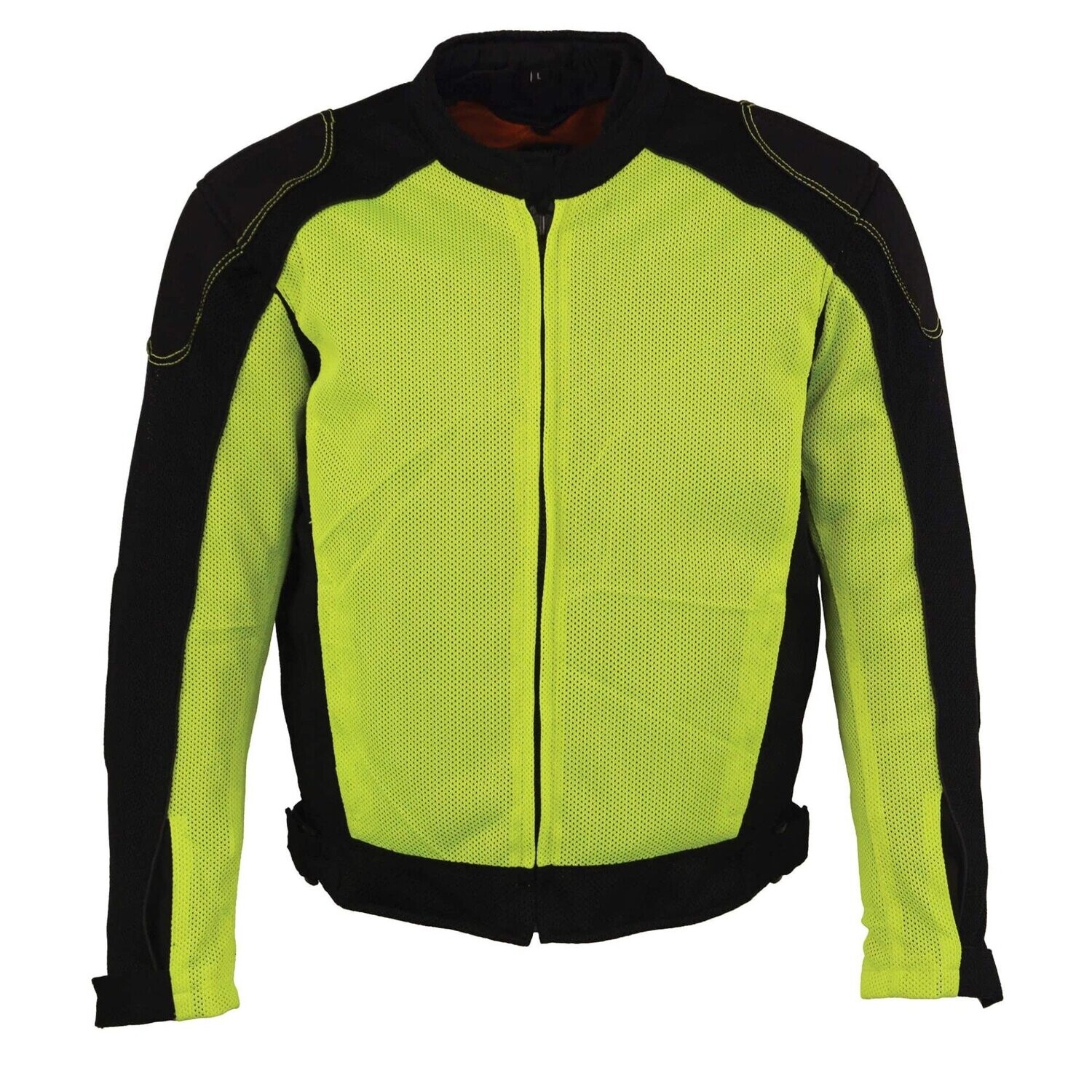 Men’s High Visibility Mesh Racer Jacket w/ Removable Rain Jacket Liner