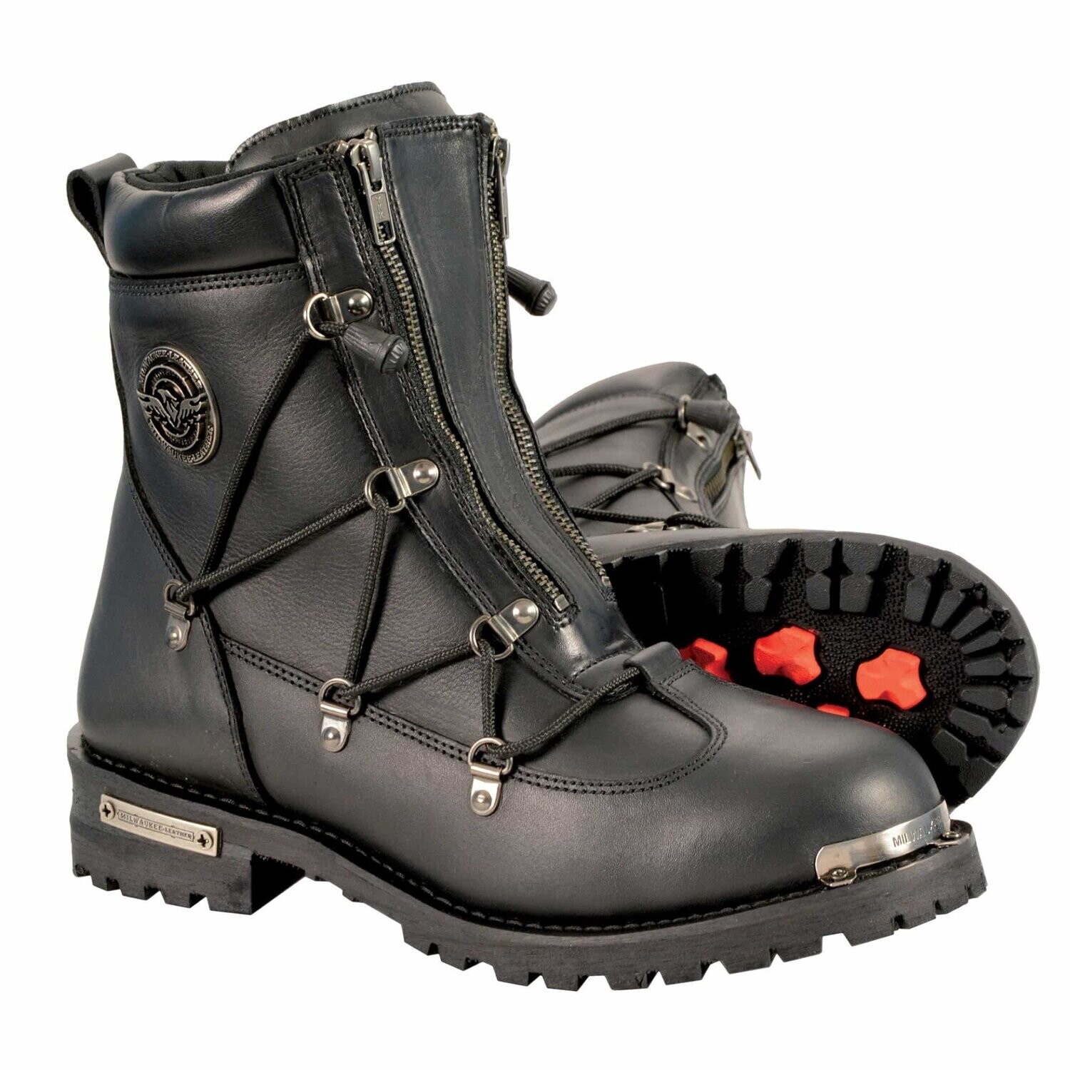 Men’s Twin Zipper Front Entry Cap Toe Boot
Brand : Milwaukee Boots