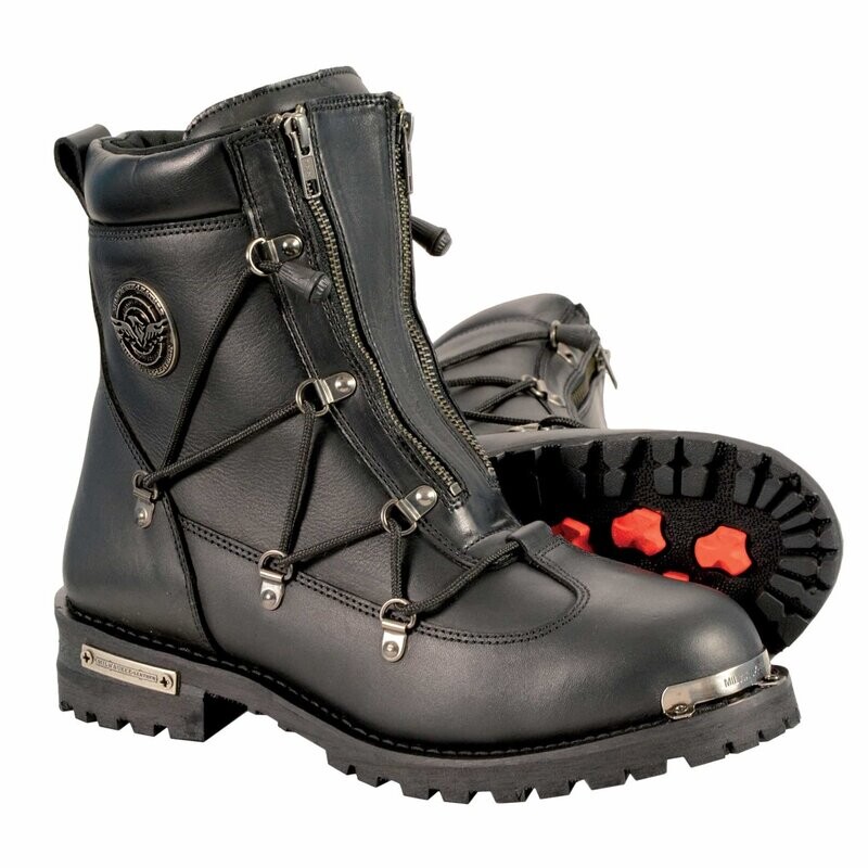 Men’s Twin Zipper Front Entry Cap Toe Boot
Brand : Milwaukee Boots