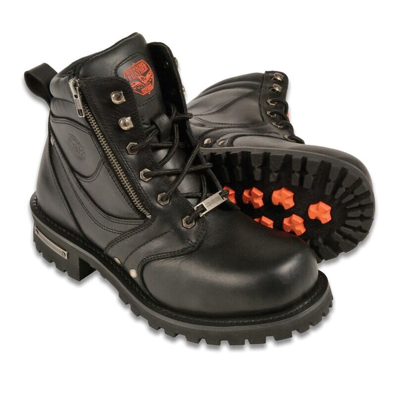 Men’s 6 Inch Side Zipper Plain Toe Boot-Wide
Brand : Milwaukee Boots