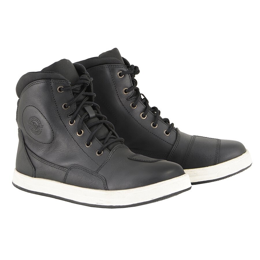 Men’s Black Leather Reinforced Street Riding Shoes with Ankle Support
Brand : Milwaukee Boots