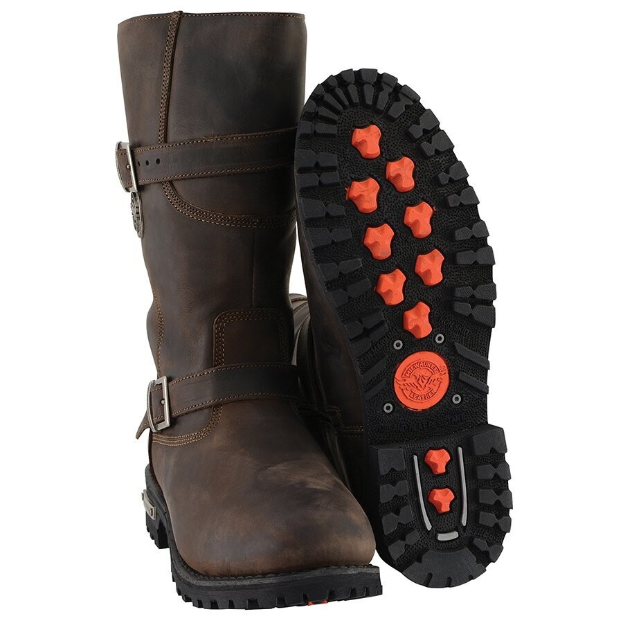 Men’s 11” Dark Brown Engineer Boot – Designed to Scuff and Distress
Brand : Milwaukee Boots