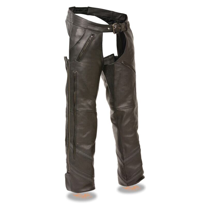 Men’s Vented Chap w/ Reflective Piping
Brand : Milwaukee Leather
