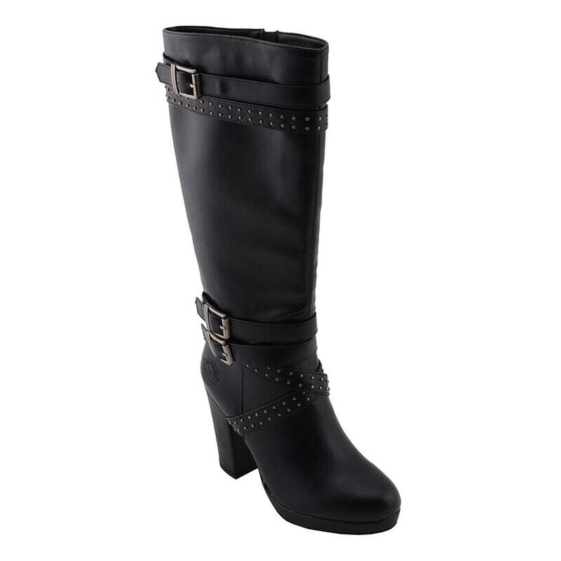 Women Studded Strap Boot w/ Platform Heel
Brand : Milwaukee Boots
