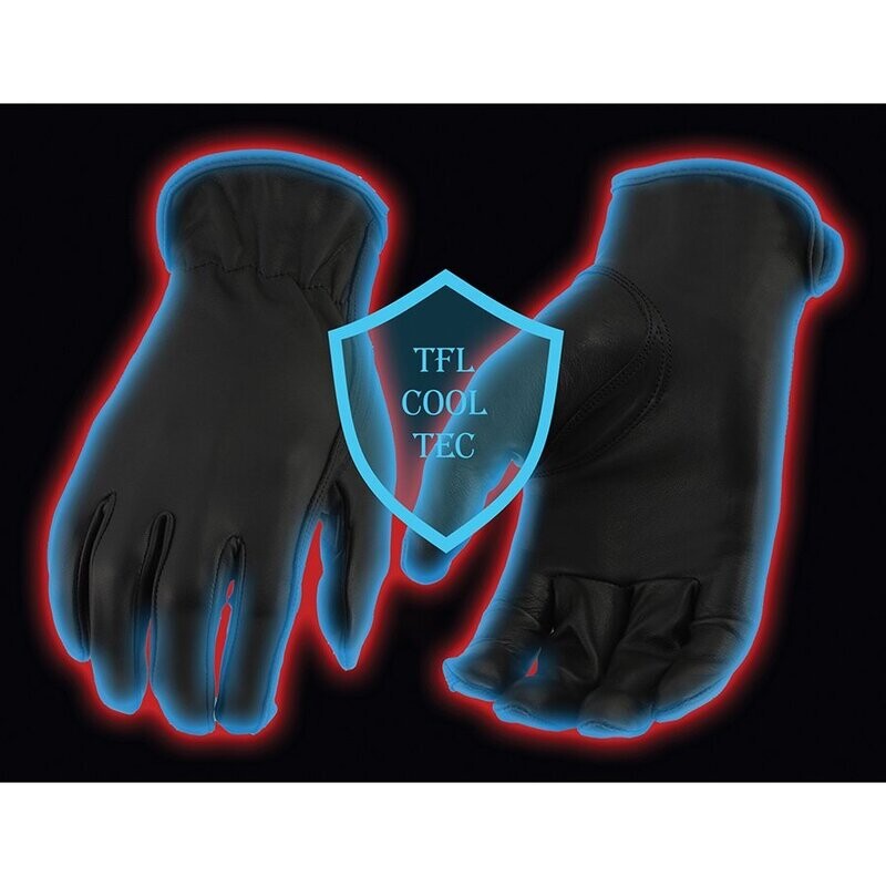 Women’s Cool Tec Black Leather Gloves with Cinch Wrist
Brand : Milwaukee Leather