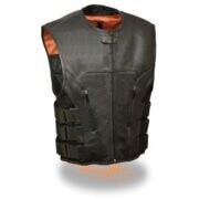 Men’s SWAT Style Zipper Front Vest
Brand : Milwaukee Leather