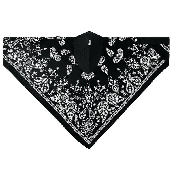 WNEO101 NEODANNA MASK- COTTON/NEOPRENE- BLACK PAISLEY