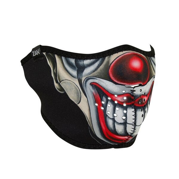 WNFM411H NEOPRENE HALF FACE MASK, CHICANO CLOWN