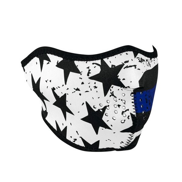 WNFM171H ZAN® HALF MASK- NEOPRENE- THIN BLUE LINE