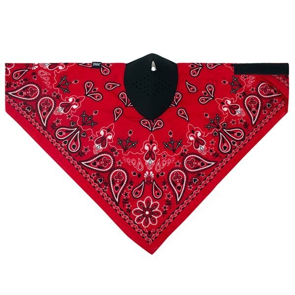 WNEO106 NEODANNA MASK- COTTON/NEOPRENE- RED PAISLEY