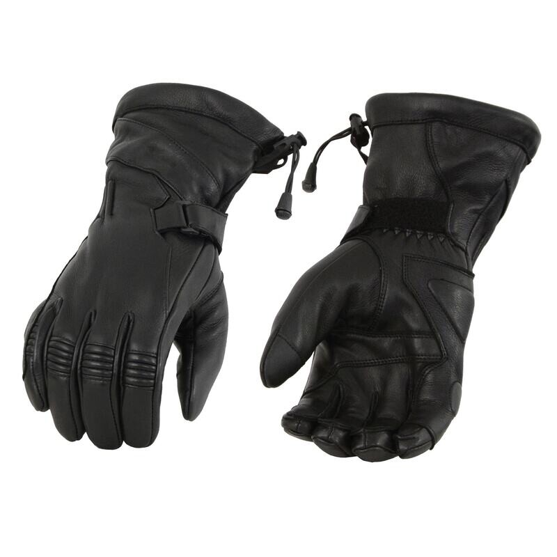 Men’s Deerskin Leather Gauntlet Gloves w/ Draw String
Brand : Milwaukee Leather