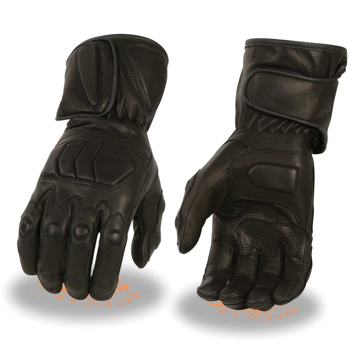 Men’s Waterproof Gauntlet Gloves w/ Padded Panels, Gel Palm
Brand : Milwaukee Leather