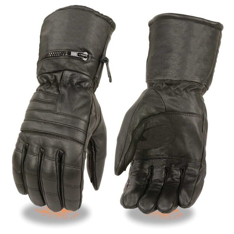 Men’s Leather Gauntlet Gloves w/ Rain Mitton
Brand : Milwaukee Leather