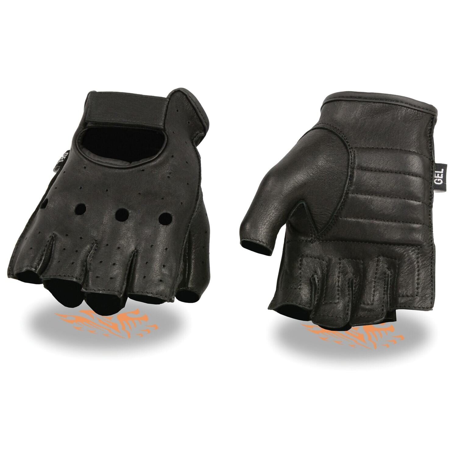 Men’s Deerskin Fingerless Gloves w/ Gel Palm
Brand : Milwaukee Leather