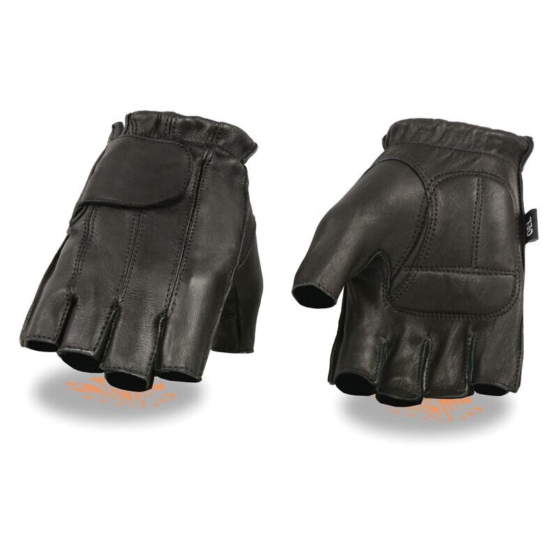 Men’s Deerskin Full Panel Fingerless Gloves w/ Gel Palm
Brand : Milwaukee Leather