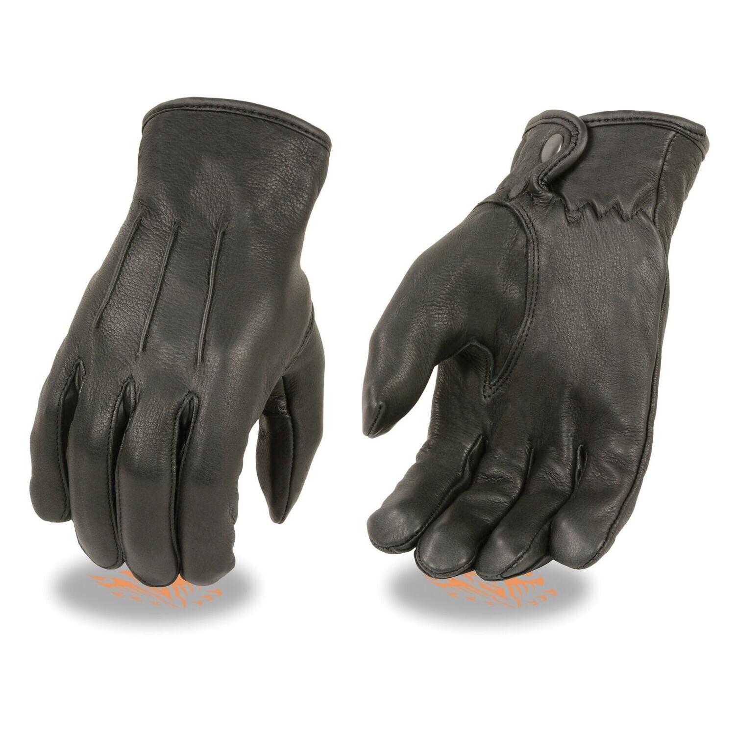 Men’s Thermal Lined Deerskin Gloves w/ Snap Wrist
Brand : Milwaukee Leather