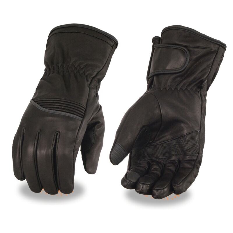 Men’s Waterproof Gauntlet Glove w/ Flex Knuckle & Reflective Trim – Touch Screen Fingers
Brand : Milwaukee Leather